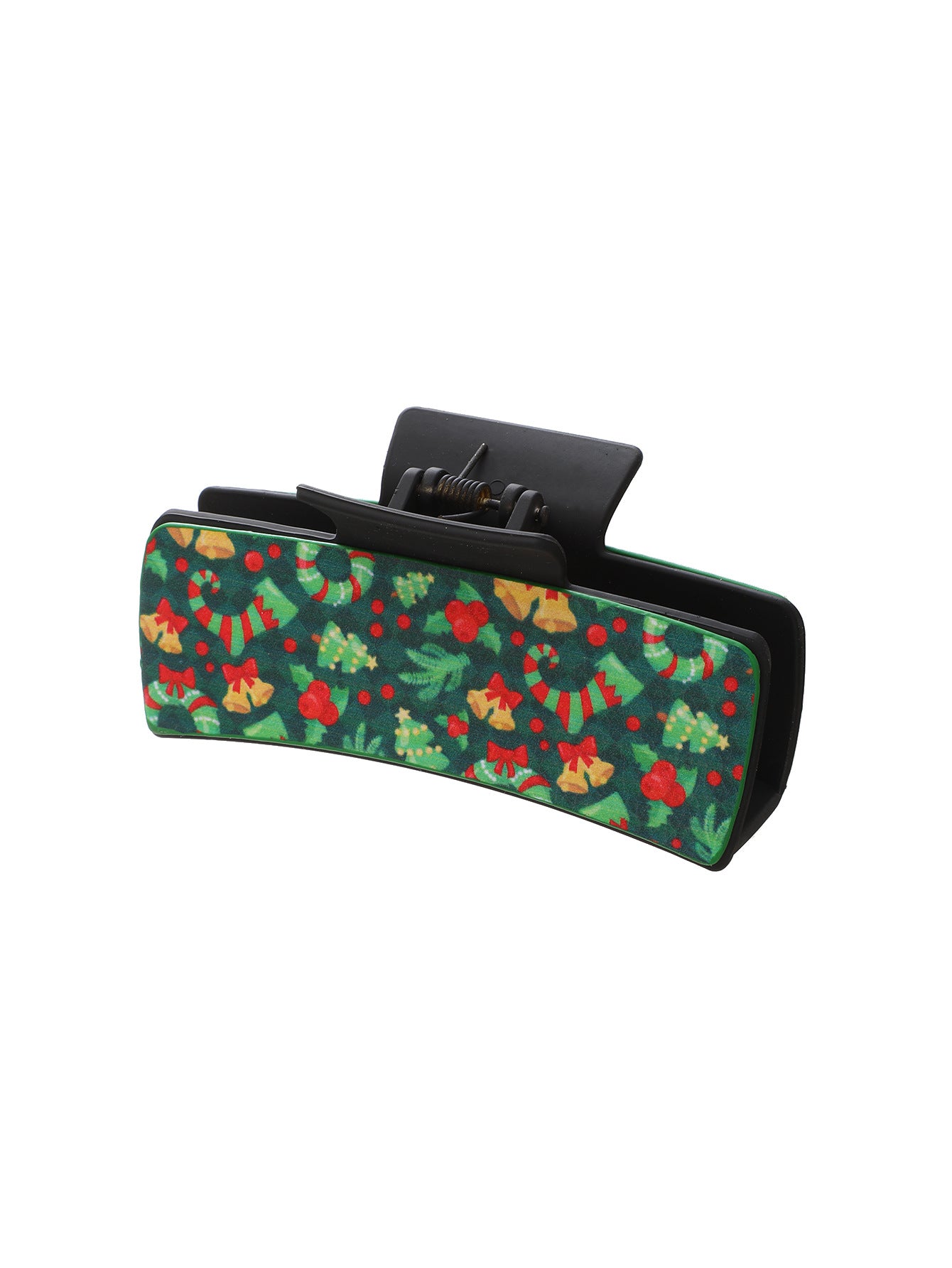 Wholesale Christmas Santa Claus Christmas Tree Leather Hair Clip